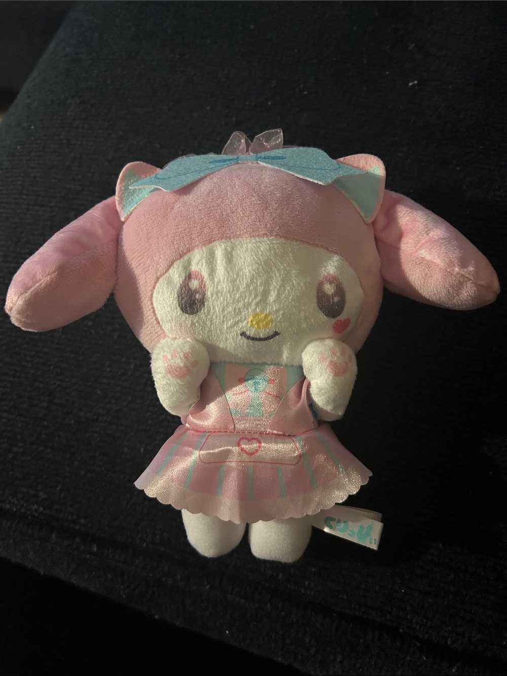 Sanrio My Melody Pink and Blue Plush Doll with Dress